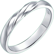 Chinese Valentines Day gift Chow Sang Sang Jewelry PROMESSA Xingyu series Pt950 platinum ring mens model 95069R