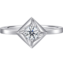 Chow Sang Sang Diamond Ode to the City 18k gold diamond ring womens diamond ring for proposal and engagement 93414R