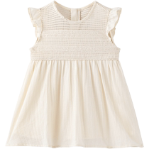 (Same style in the mall) Yings short-sleeved jumpsuit summer breathable girls cute princess skirt 2024 new skirt