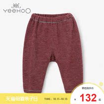 British baby pants wool series spring and autumn warm pants baby snap trousers 174719