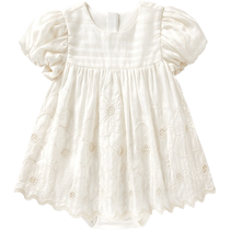 (Childrens Day Gift) Yings Baby Onesie Gift Box Summer Mulberry Silk Baby Clothes 2024 New Style