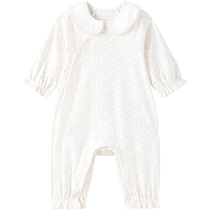 (Same style in the mall) Yings baby clothes autumn clothes baby spring and autumn jumpsuits infant crawling clothes newborn harem clothes