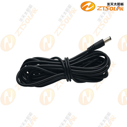 Direct sales one trillion days solar cell DC power cord monitoring joint red black male head line centralized power supply 12V24V head