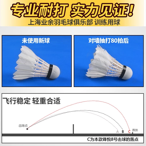 1 ведро бесплатной доставки подлинная бадминтон 12 загруженных гусиных перьев и 6 крытых и открытых однопользовательских тренировок по тренировке тренировочного соревнований