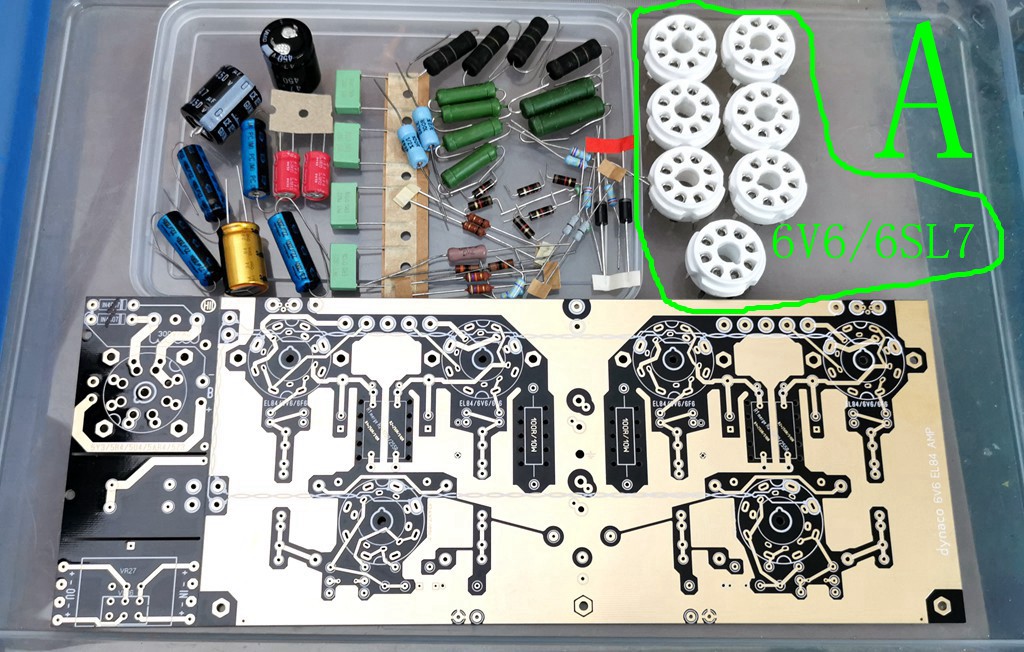 (A46) American Classic Dailibo 6V6 EL84 10 watt small power tube amplifier DIY kit