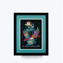DMC self-made cross stitch kit DIM-35218 A Whole Lotta Latte Latte Latte