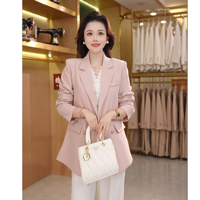 Designer-Style Women's Blazer 2026 Spring and Autumn New Elegant Socialite Casual Loose Slimming High-End Suit