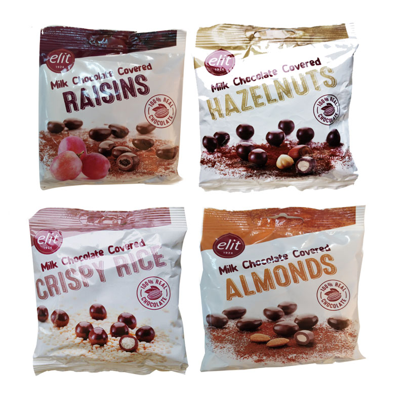 Full 4 bags Turkish imports Enicelit sandwich Milk Chocolate Bean 4 Flavors of Merlin Jugouli
