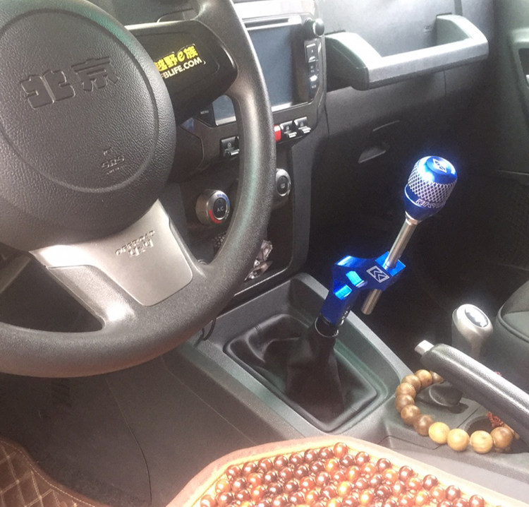 Car gear lever extension lever manual gear modification universal metal hanging gear head gear head extension lever gear head