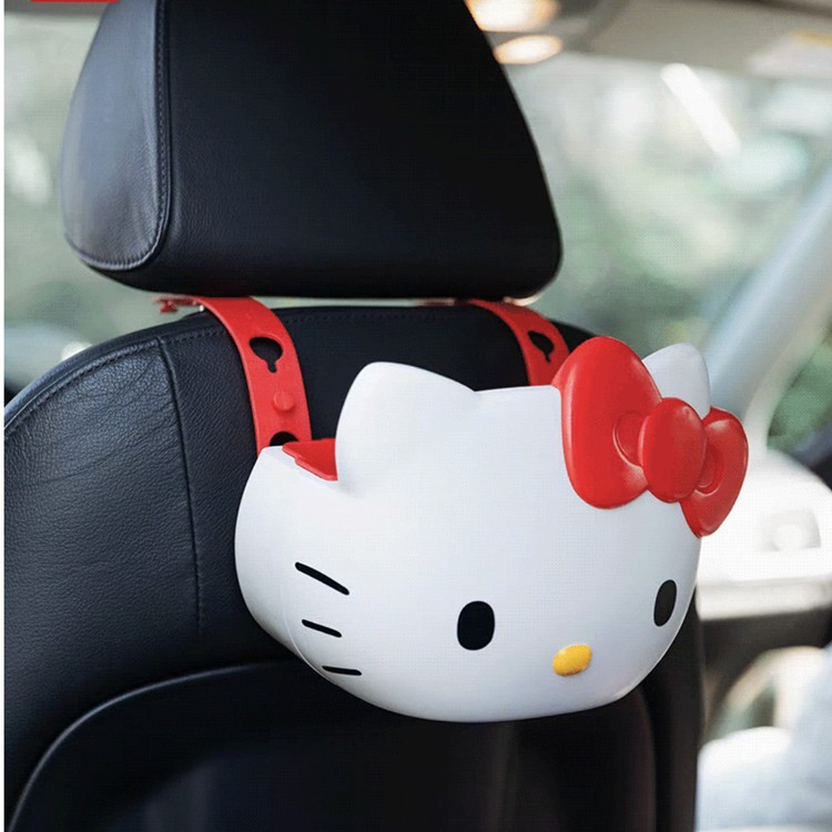 2021 McDonald's Hello Kitty toy storage bucket storage basket hello kitty car decorative storage bucket