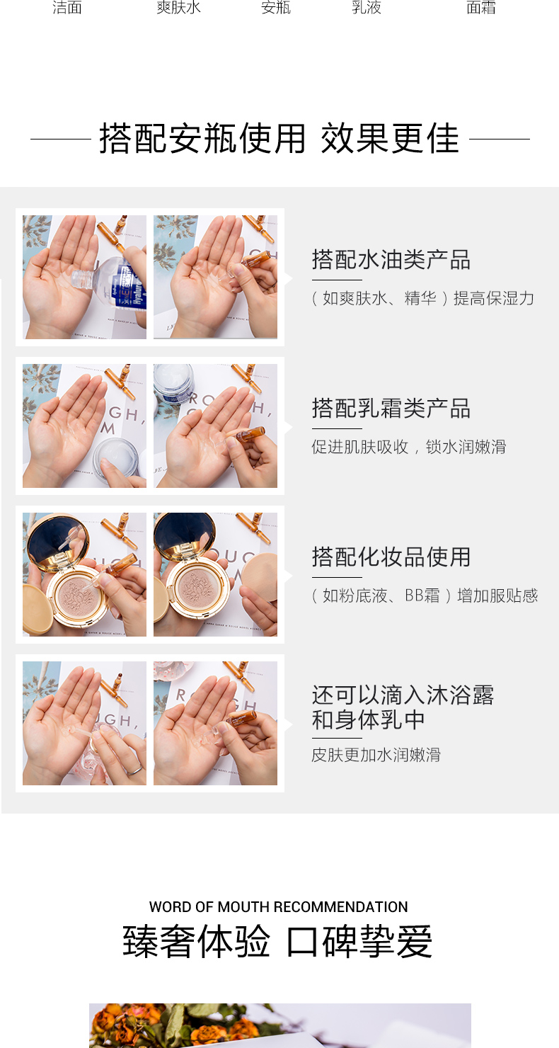 Authentic Di Kairui VC Seven Day Essence Facial Bride Makeup Vitamin C28 Small Ampoule [Yellow] serum ahc xanh