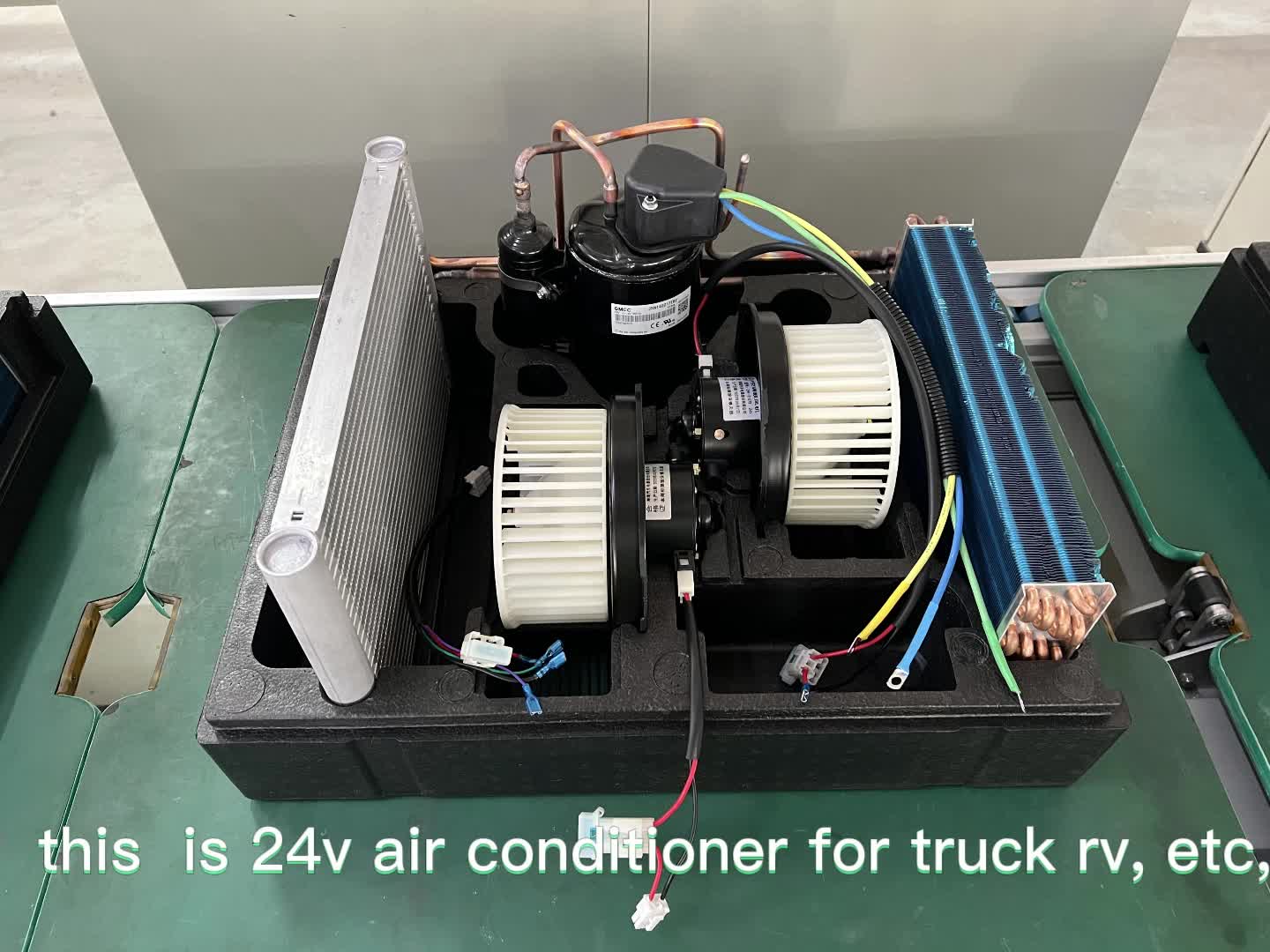 Universal Dc 24v Under Bench Bunk Under Bed Air Conditioner For Truck