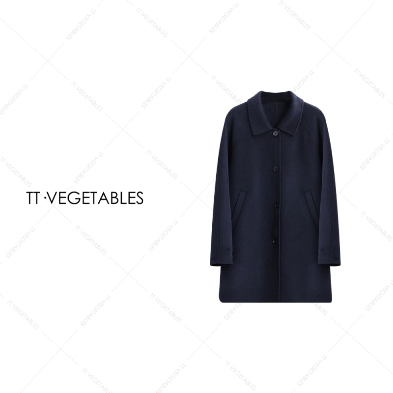 【序白】Youlan Upgraded Version Cashmere and Australian Wool Blend Slim-Fit Mid-Length Trench Coat 525712 【序白】Youlan Upgraded Version Cashmere and Australian Wool Blend Slim-Fit Mid-Length Trench Coat 525712