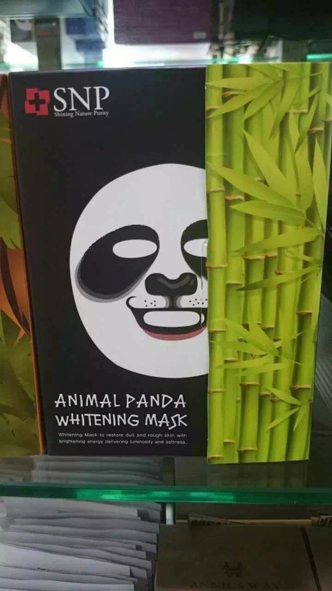 生生妈在香港 SNP动物面膜 熊猫补水美白保湿 一片保湿滋润肌肤