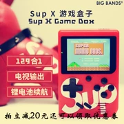 Máy rung Sup x Game Box máy chơi game mini retro hoài cổ FC cầm tay màn hình màu trẻ em quà tặng thương hiệu thủy triều nhỏ - Bảng điều khiển trò chơi di động