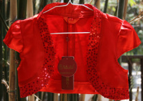 2021 summer new bridal dress shawl red suit small jacket wedding dress shawl single piece long and short sleeves