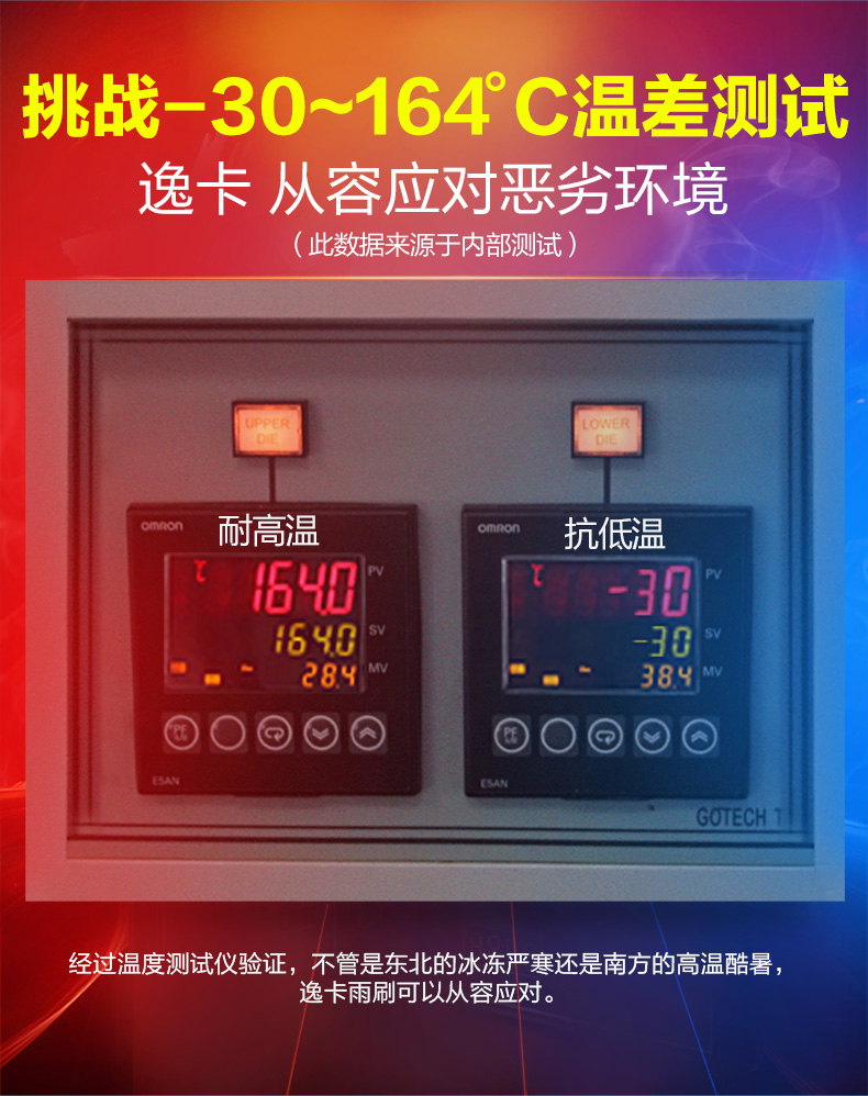 逸卡 适用99%车型无骨雨刷 1对 图4