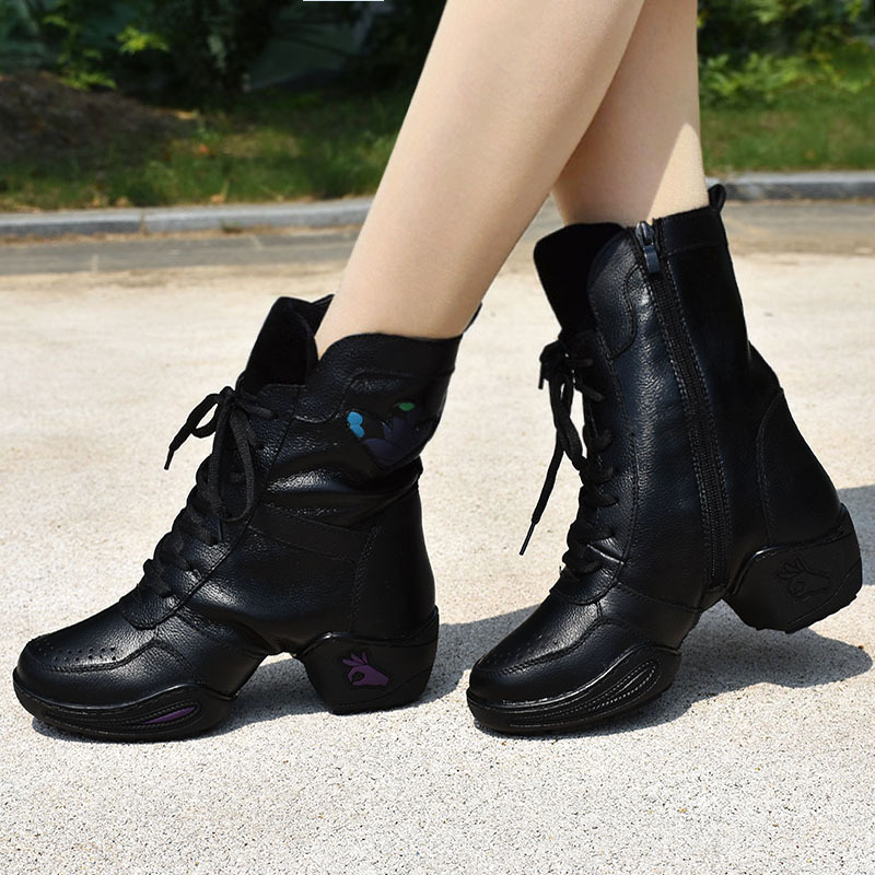 Spring and Autumn Dance Shoes, Square Dance Shoes, Dance Boots for Women, Modern Dance Shoes, Dance Shoes for Women, Military Dance Shoes, Women's Genuine Leather Shoes, Mom Shoes