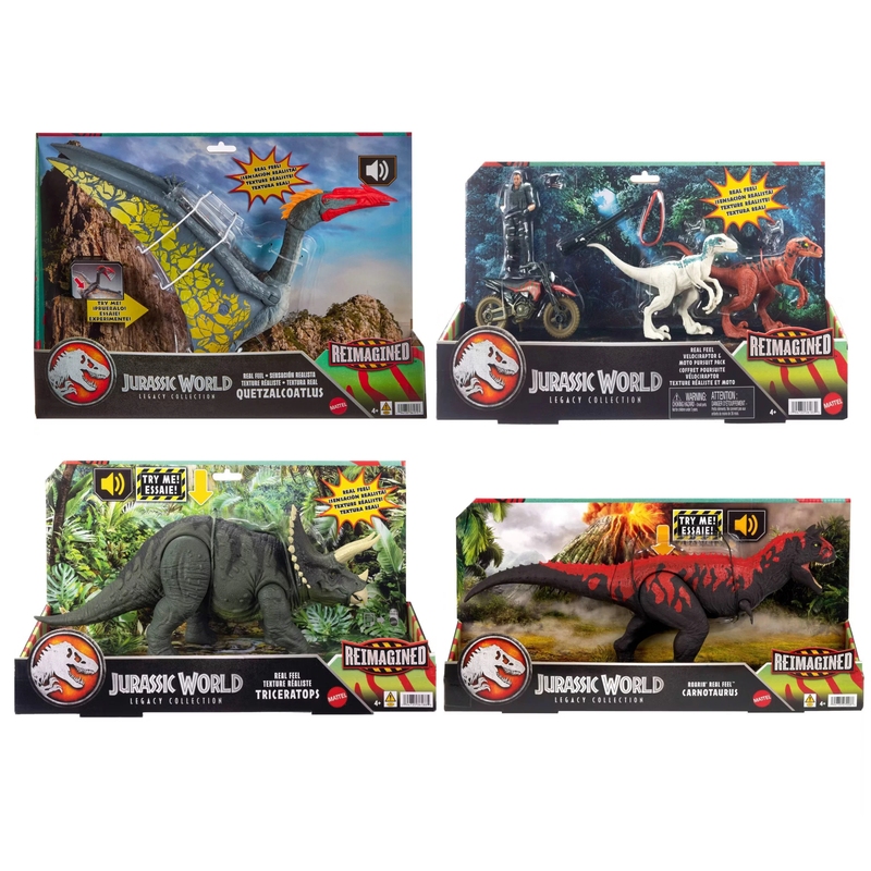 Mattel Jurassic World Jurassic Park Legacy Collection Reshaped Dinosaur Model Toy Boy Gift