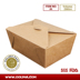hộp cơm văn phòng giữ nhiệt Olima thực phẩm lớp giấy kraft bao bì hộp vuông đáy hộp ăn trưa thân thiện với môi trường một lần khuyến mãi hộp ăn trưa - Hộp cơm điện sưởi ấm hộp cơm điện unie Hộp cơm điện sưởi ấm