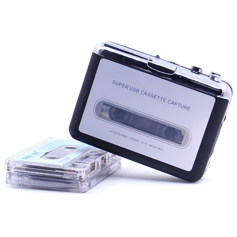 Hi-fi USB tape to MP3 Cassette player Walkman converter Stereo tape machine Computer to green