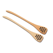  Honey stick Access wooden stick Stir stick Scoop small wooden spoon Special tool Artifact stick stir portable honey spoon