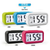 digital alarm led clock闹钟snooze control backlight calendar