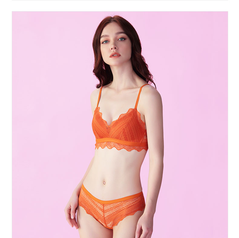 Miss Art No Steel Ring underwear Bộ đồ lót nữ thoải mái Tập hợp gợi cảm trên các cô gái Bras Xiaoye Frost - Bộ đồ lót áo lót đẹp