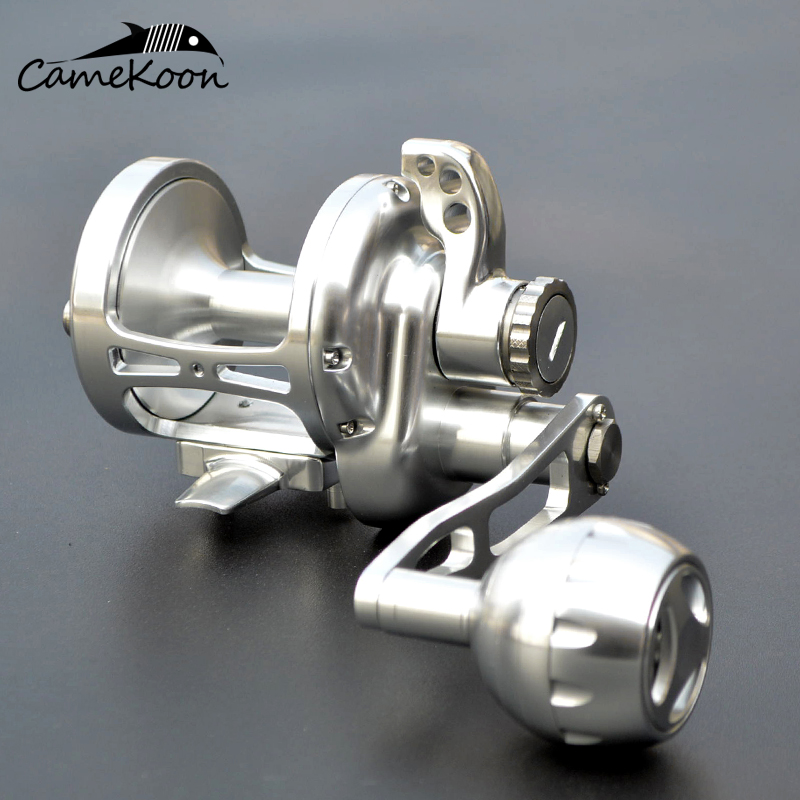 CAMEKOON Saltwater Lever Drag Fishing Reel All Metal Big Game Boat Trolling Reel