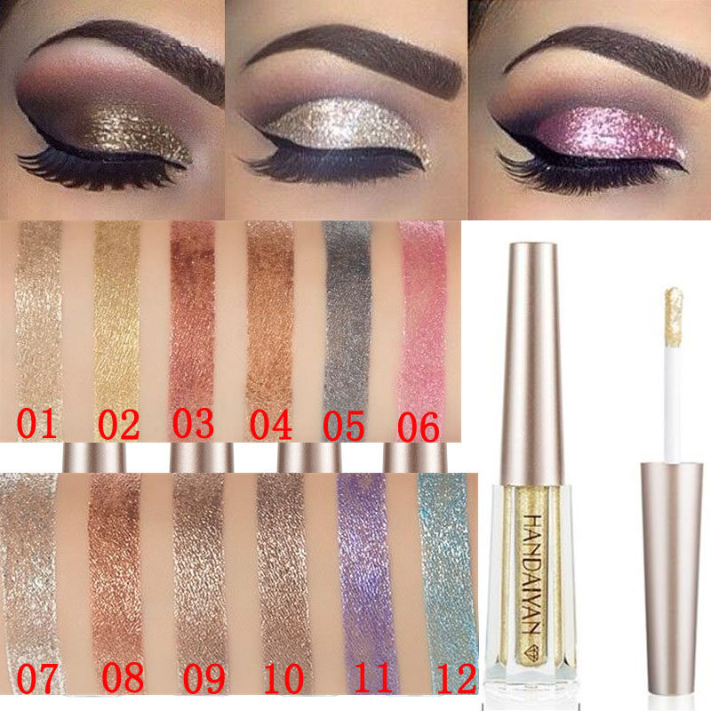 Handaiyan shiny crystal crystal diamond eye shadow liquid bright shiny tears eye makeup liquid stage makeup