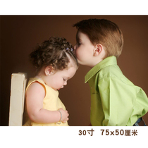 Dragon and phoenix baby painting poster twin baby photo wall stickers Foreign doll painting cute photo room prenatal stickers