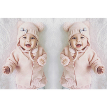 Foreign baby cute cute doll mural wall sticker Preparation for early pregnancy prenatal education mural childrens room bedroom decoration painting