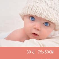 Cute foreign baby poster Pregnant woman ready for second child twins Beautiful male and female baby prenatal education big picture wall sticker