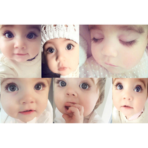 Mixed-race baby poster Foreign male baby baby photo painting Childrens room decoration painting Early education Prenatal education Pregnancy preparation