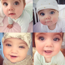 Foreign baby picture poster wall stickers for pregnancy and prenatal education cute baby male baby wall chart big eyes baby picture wall stickers