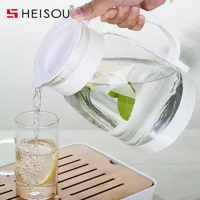 Cold kettle glass heat-resistant high temperature explosion-proof water bottle household large capacity cold white water cup tea pot set cold kettle
