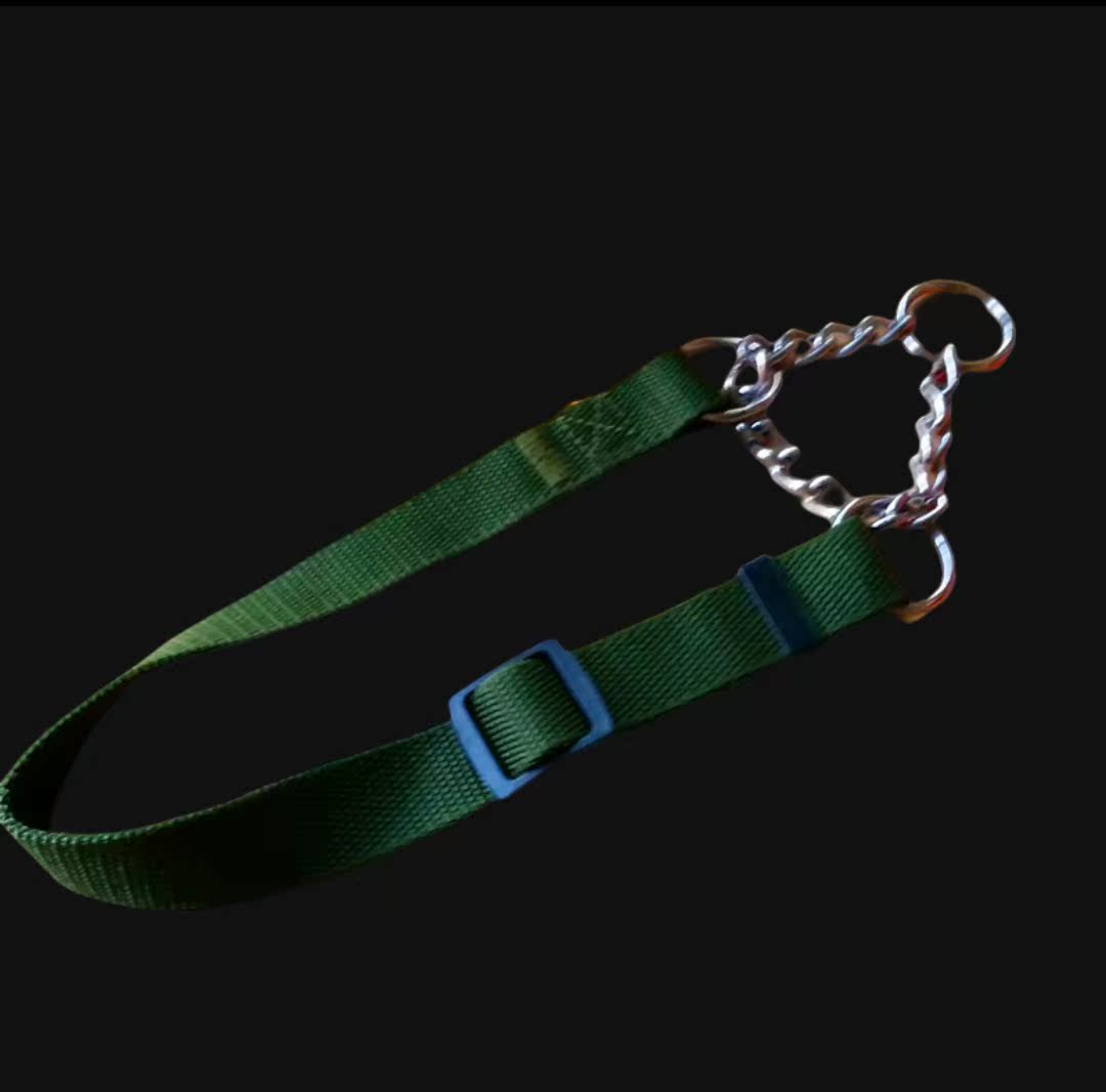 Pet Supplies Collar Nylon P Chain One Pull Ring Dog Collar Chain Head Greyhound Collar Doberman Collar