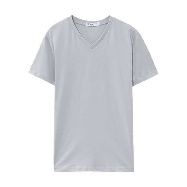 Áo thun cổ chữ V ngắn tay mùa hè Áo thun cotton nam ngắn cổ chữ T trẻ trung phiên bản Hàn Quốc của áo thun nam thông minh Y8059 áo phông nam hàng hiệu