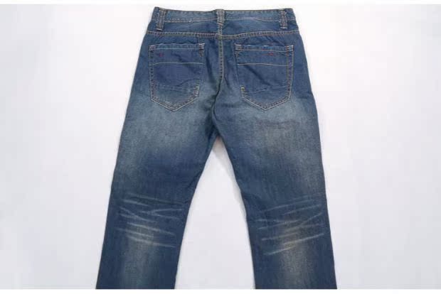 Taipa cotton denim quần mỏng phần nam trẻ trung thoải mái quần denim thẳng năm đặc biệt tập 7K720 thời trang nam cao cấp