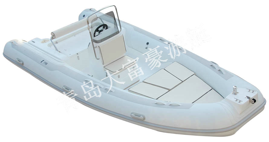 5 8 meters 10 people RIB boat fiberglass inflatable boat wall-mounted air-conditioned boat rubber boat Luya fishing boat fishing boat patrol boat