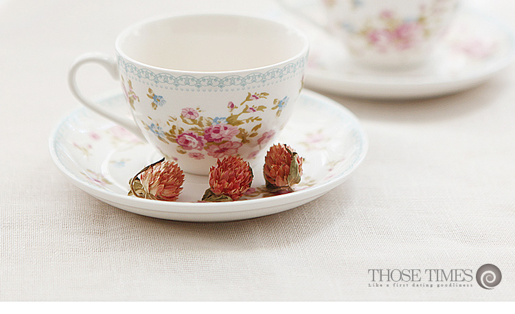 あれらの時間陶磁器の贈り物のコーヒーカップの午後のお茶の赤い茶碗の1杯の1皿のコップのバラの花の茶碗,タオバオ代行-チャイナトレーディング