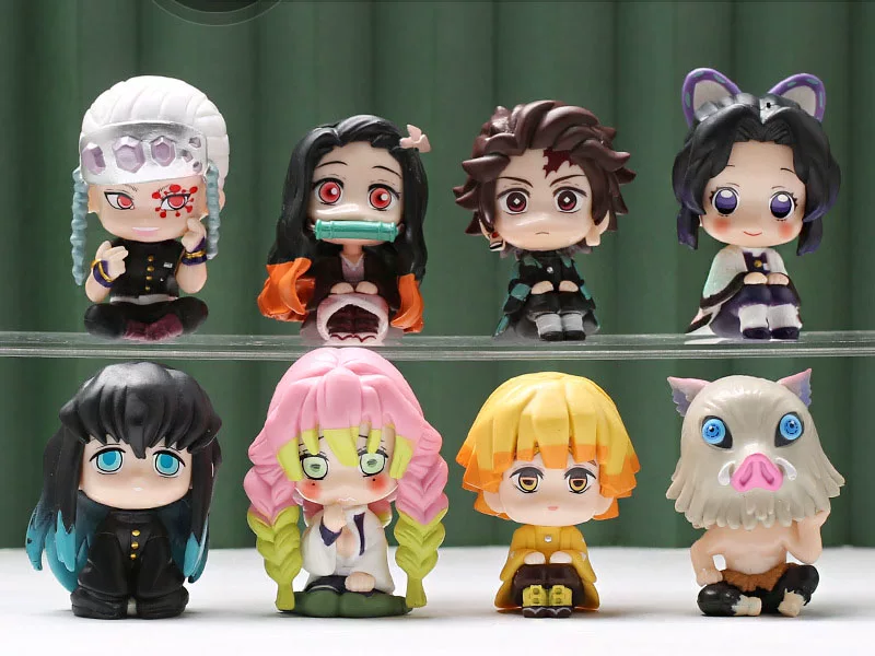 Серия Eat well Demon Slayer: Kimetsu no Yaiba Иносукэ Эндзиро Танджиро Зеницу Канрои еда игрушка украшение фигурка