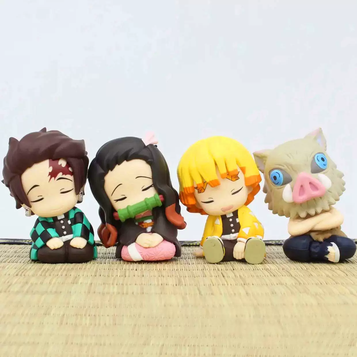 Серия Eat well Demon Slayer: Kimetsu no Yaiba Иносукэ Эндзиро Танджиро Зеницу Канрои еда игрушка украшение фигурка