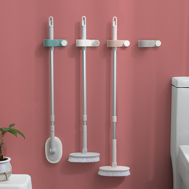 Dressing room without punch dot mop clamp trace-free wall hook powerful hanging frame multi-function fixed frame