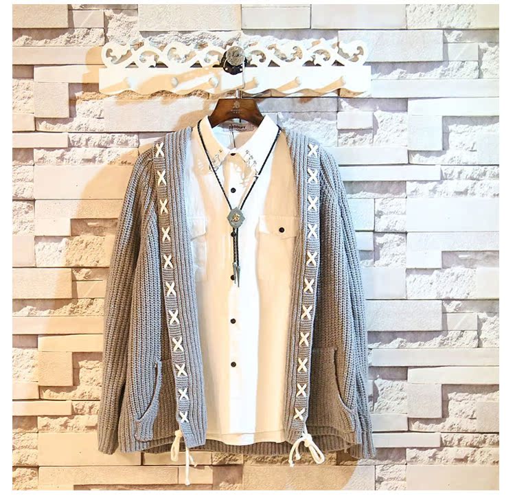 Áo len cổ lọ retro Nhật Bản áo len mùa thu và mùa đông văn học thanh niên áo len dài dòng áo len nam hợp thời trang áo nike