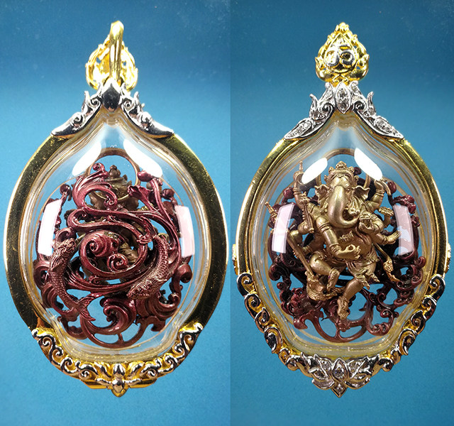 Thai Buddhist truffle real meritocratic silver brown alloy red bottom fit custom-coloured copper shell coated waterproof