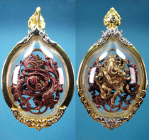Thai Buddha brand genuine beautiful elephant God silver Brown alloy red bottom with custom Liu color copper shell waterproof