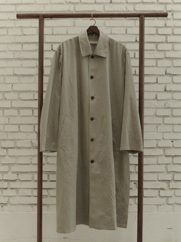 Avivajifeixue Lightweight Mac Coat Gray Khaki Jacket