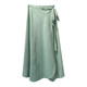 Korean version of the high-waisted chiffon one-piece skirt women's summer mid-length ins super hot A-line beach wrap skirt