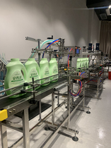 Double-head automatic liquor honey toothpaste liquid filling machine quantitative paste stirring chili sauce production line